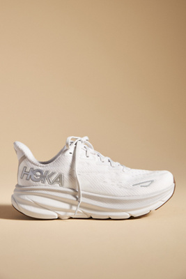 Shop Hoka Clifton 9 Sneakers In White