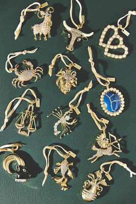 Joanna Buchanan Pavé Crystal Zodiac Ornament - Thumbnail 3