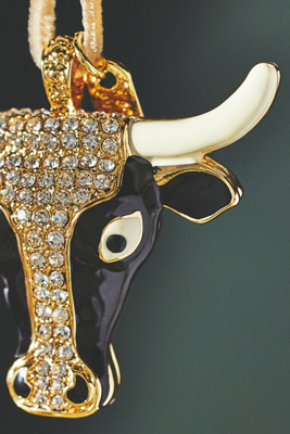 Joanna Buchanan Pavé Crystal Zodiac Ornament