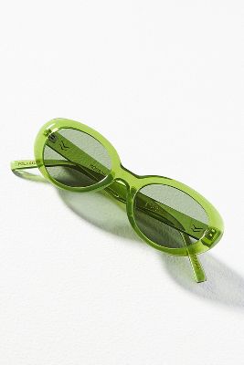 Oversized Metal Square Sunglasses  Anthropologie Japan - Women's