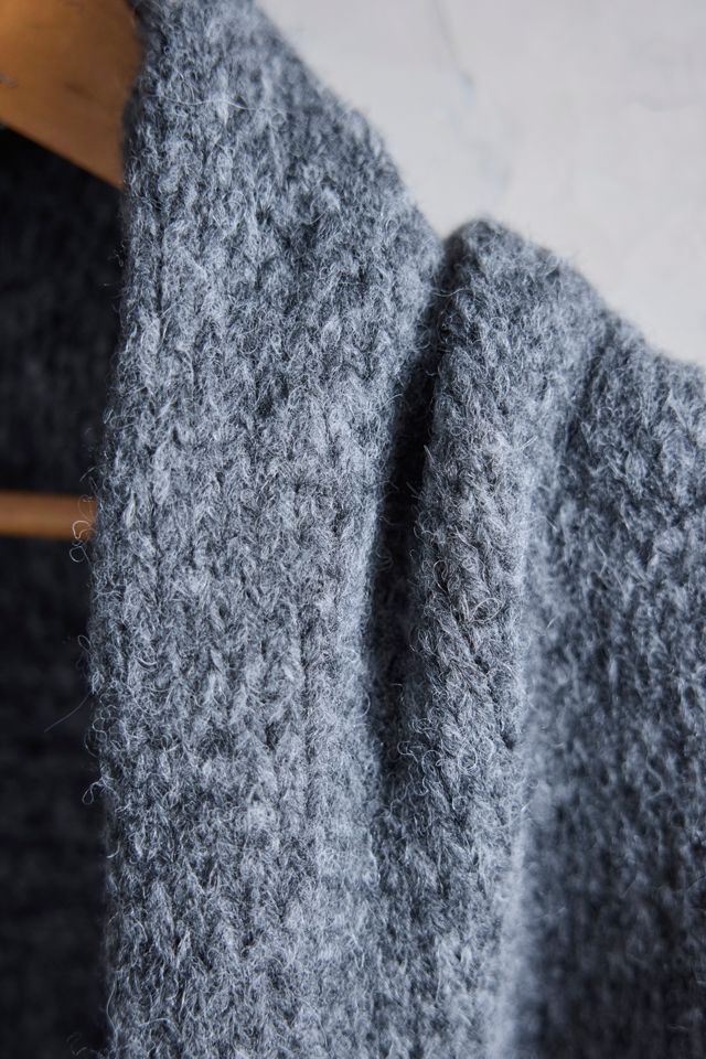 Heathered Alpaca Shawl #1