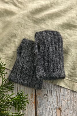 Fingerless Alpaca Gloves