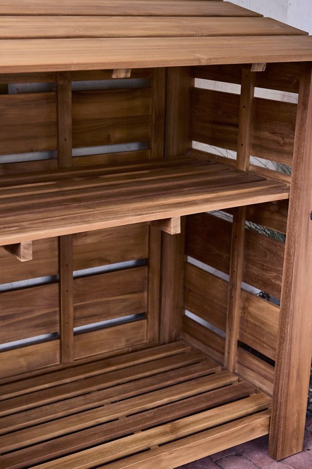 Log Storage Teak Shed #2