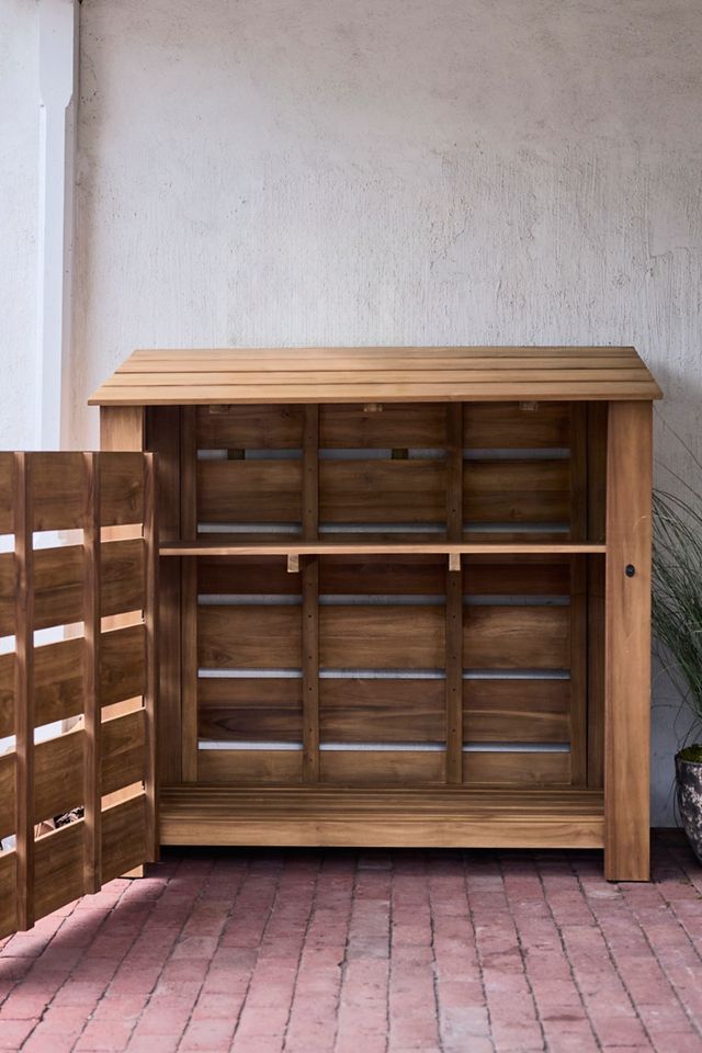 Log Storage Teak Shed #4