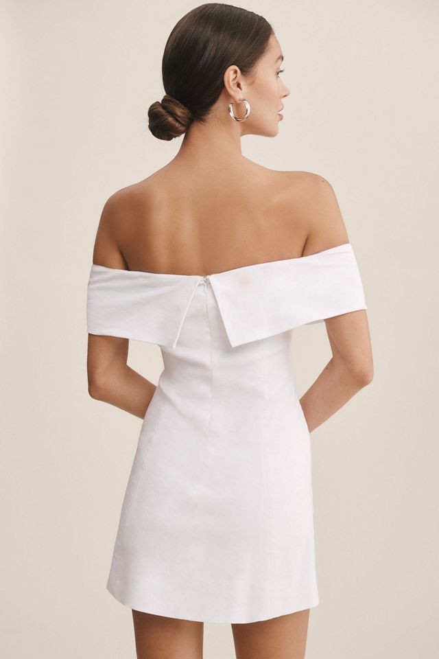 BHLDN Ingrid Off-The-Shoulder Mini Dress #1