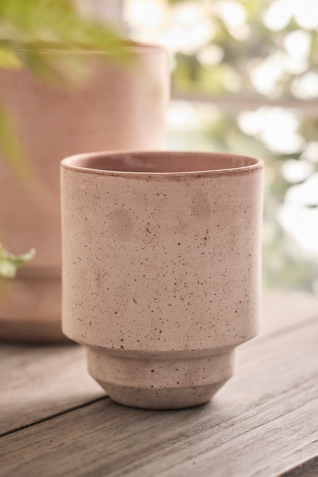 Mod Ceramic Jar Planter, 9"