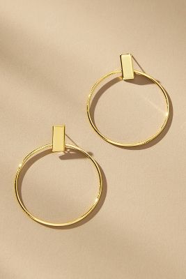 Uncommon James Washington Square Earrings In Gold