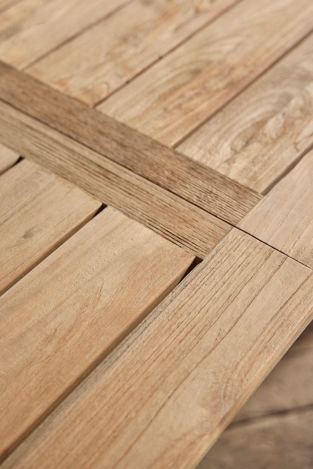 Braced Leg Teak Extension Table #1