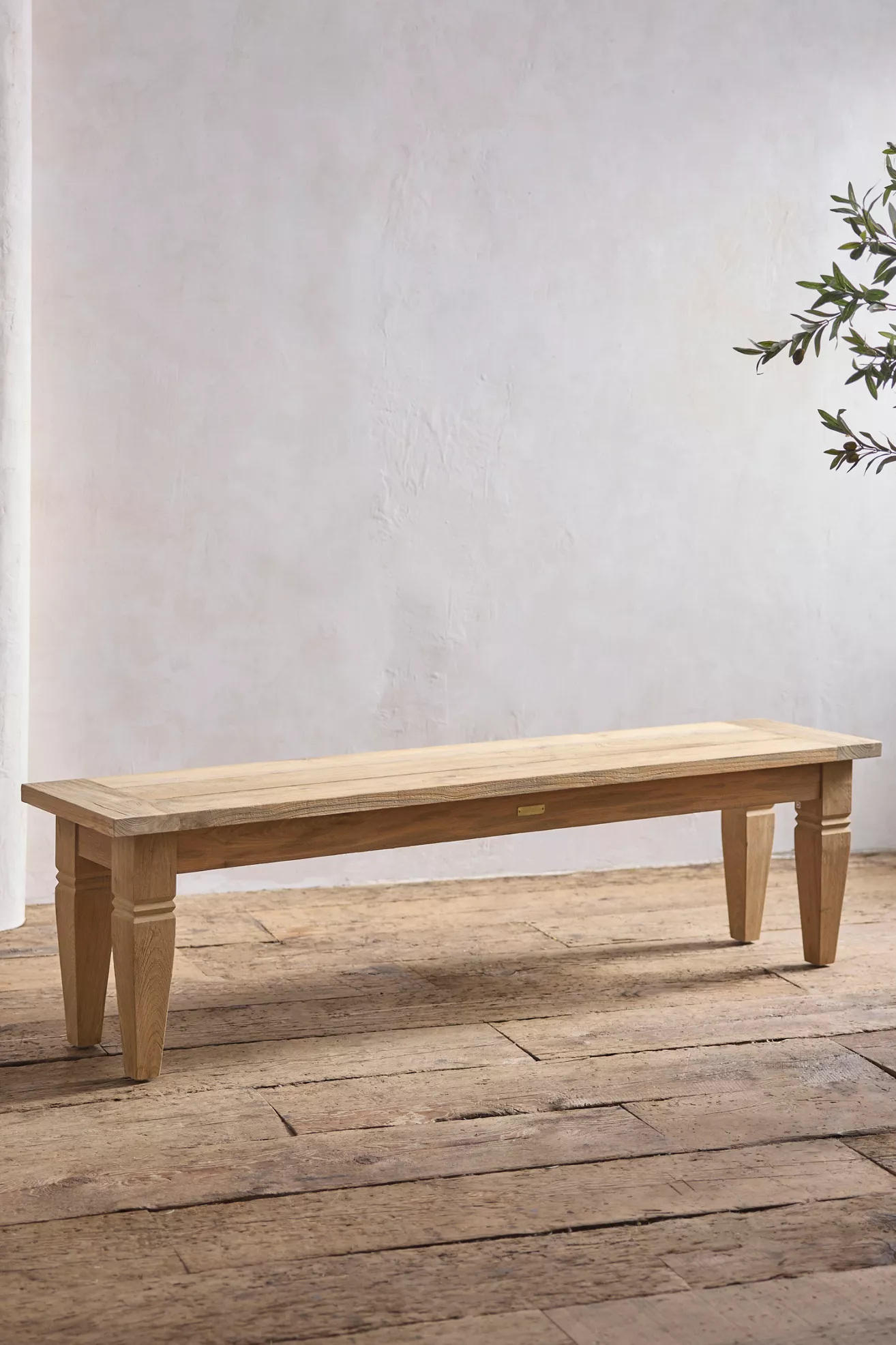 Palladio Reclaimed Teak Dining Bench - thumbnail 4