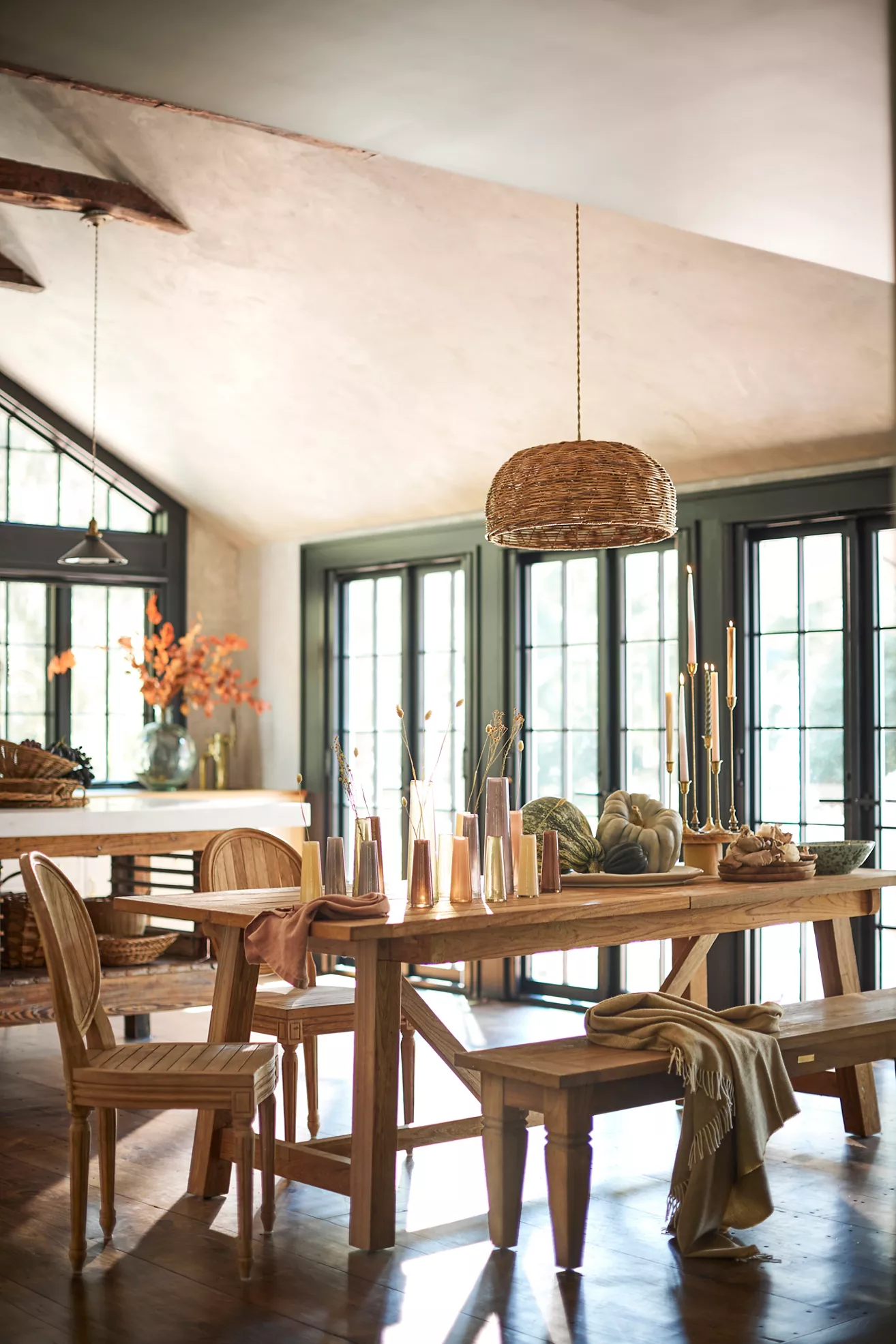 Palladio Reclaimed Teak Dining Bench - thumbnail 8