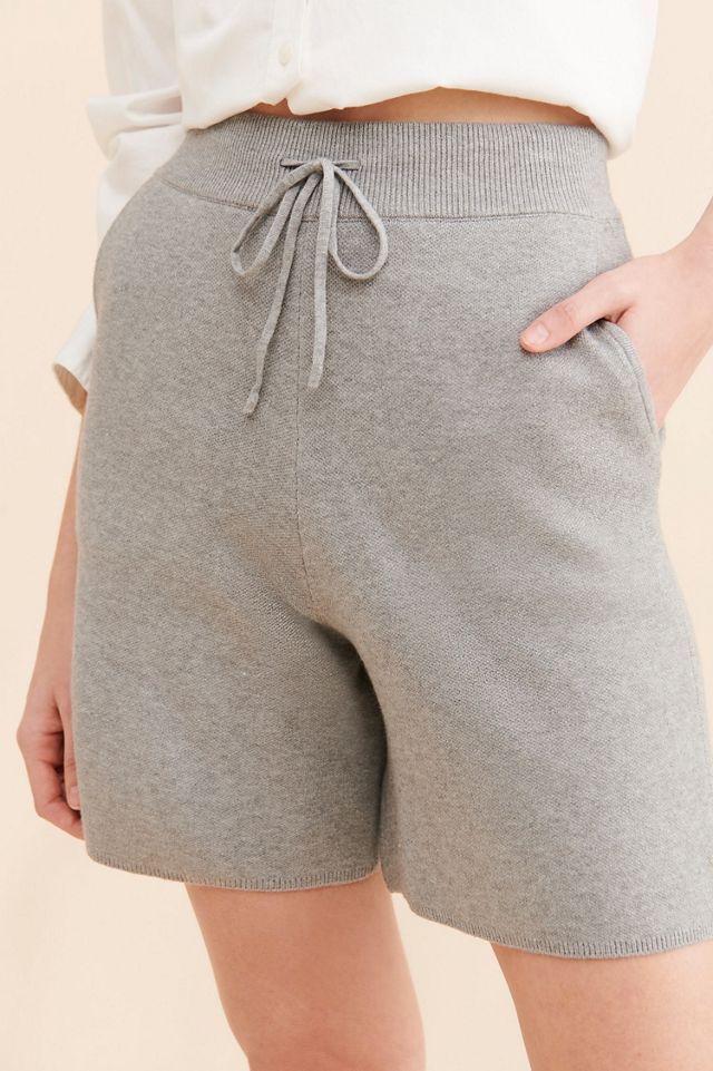 Endless Rose Drawstring Rib Knit Shorts #2