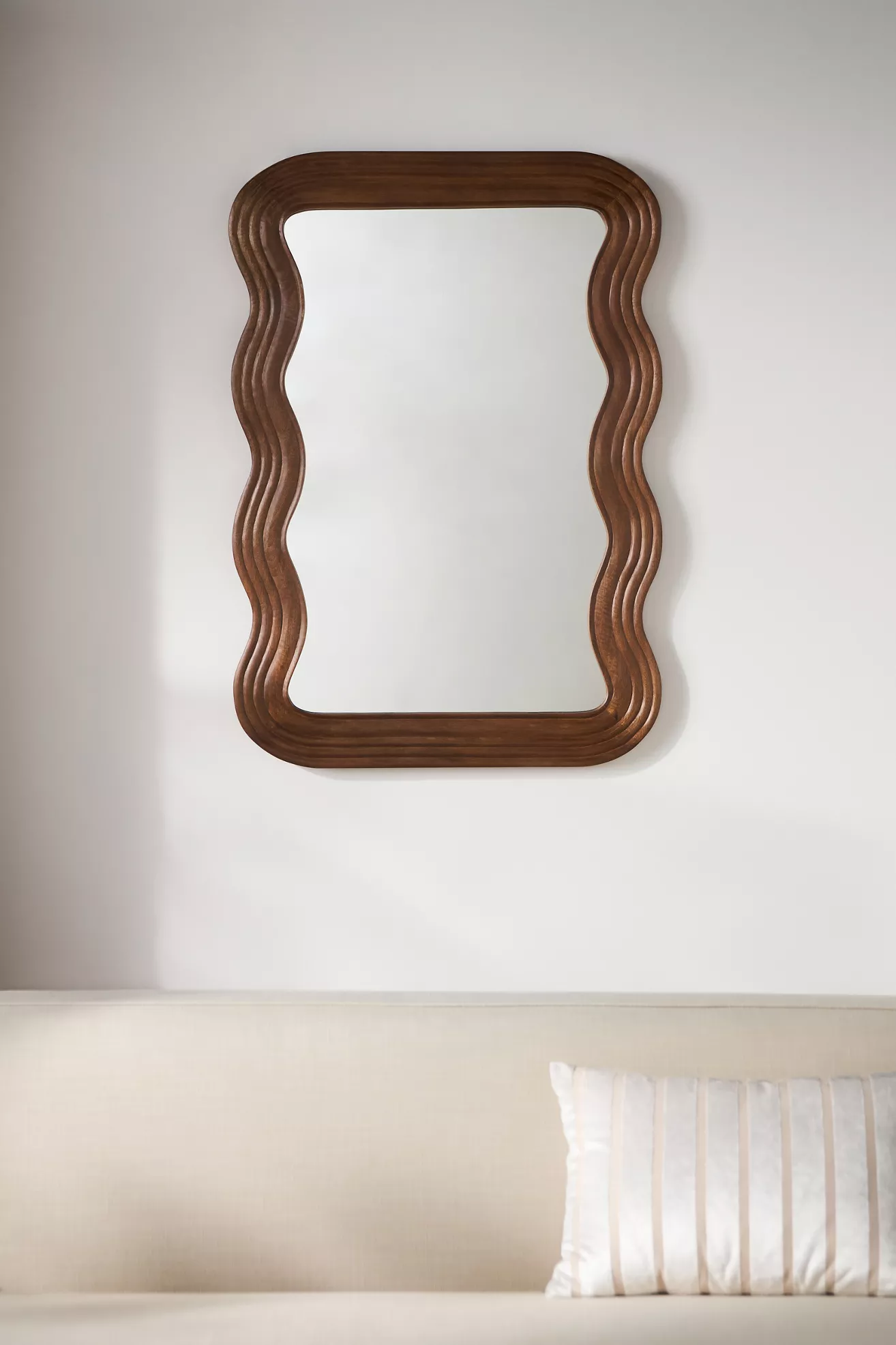Frances Tropical Hardwood Mirror - thumbnail 4