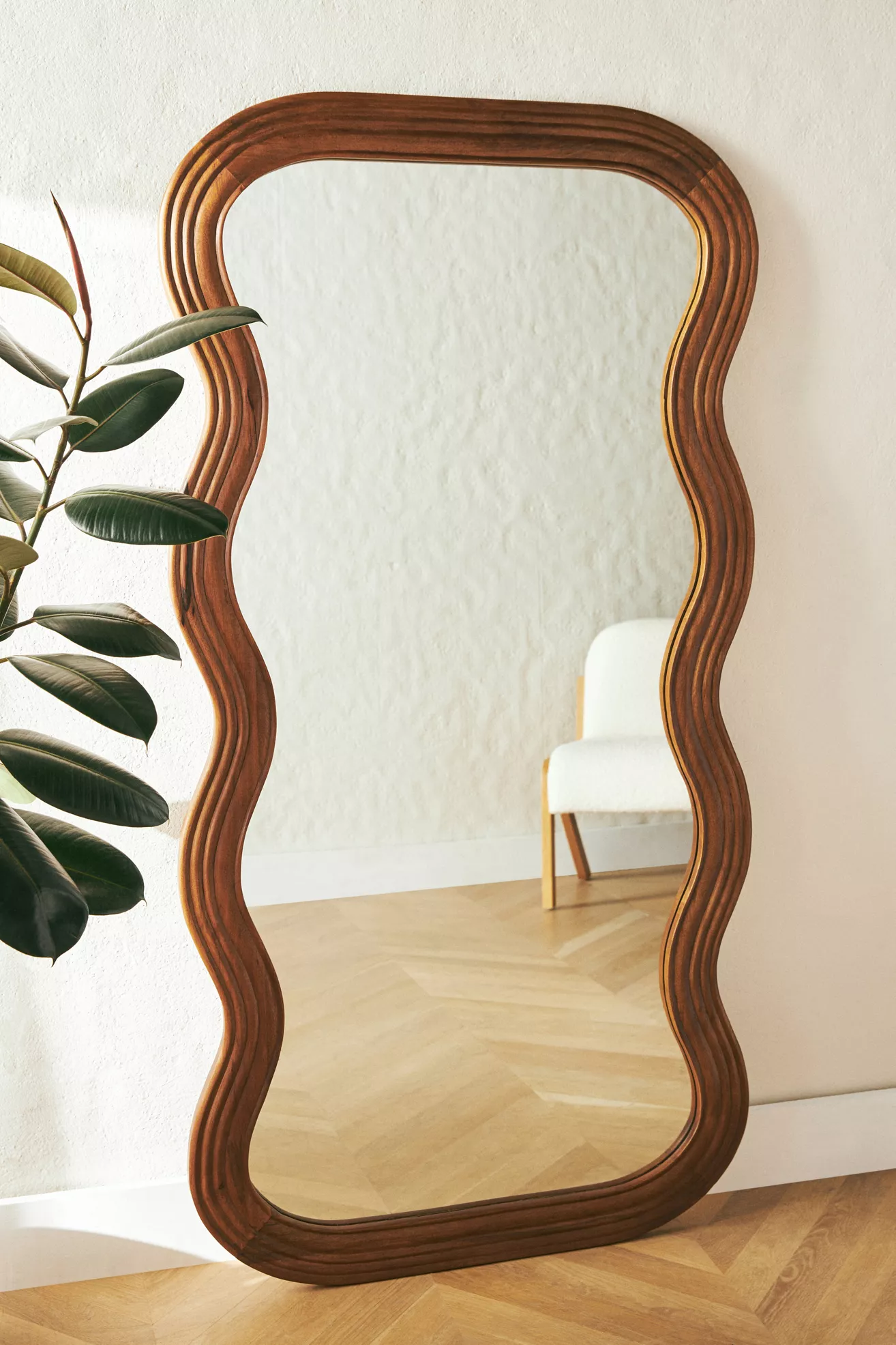 Frances Tropical Hardwood Mirror