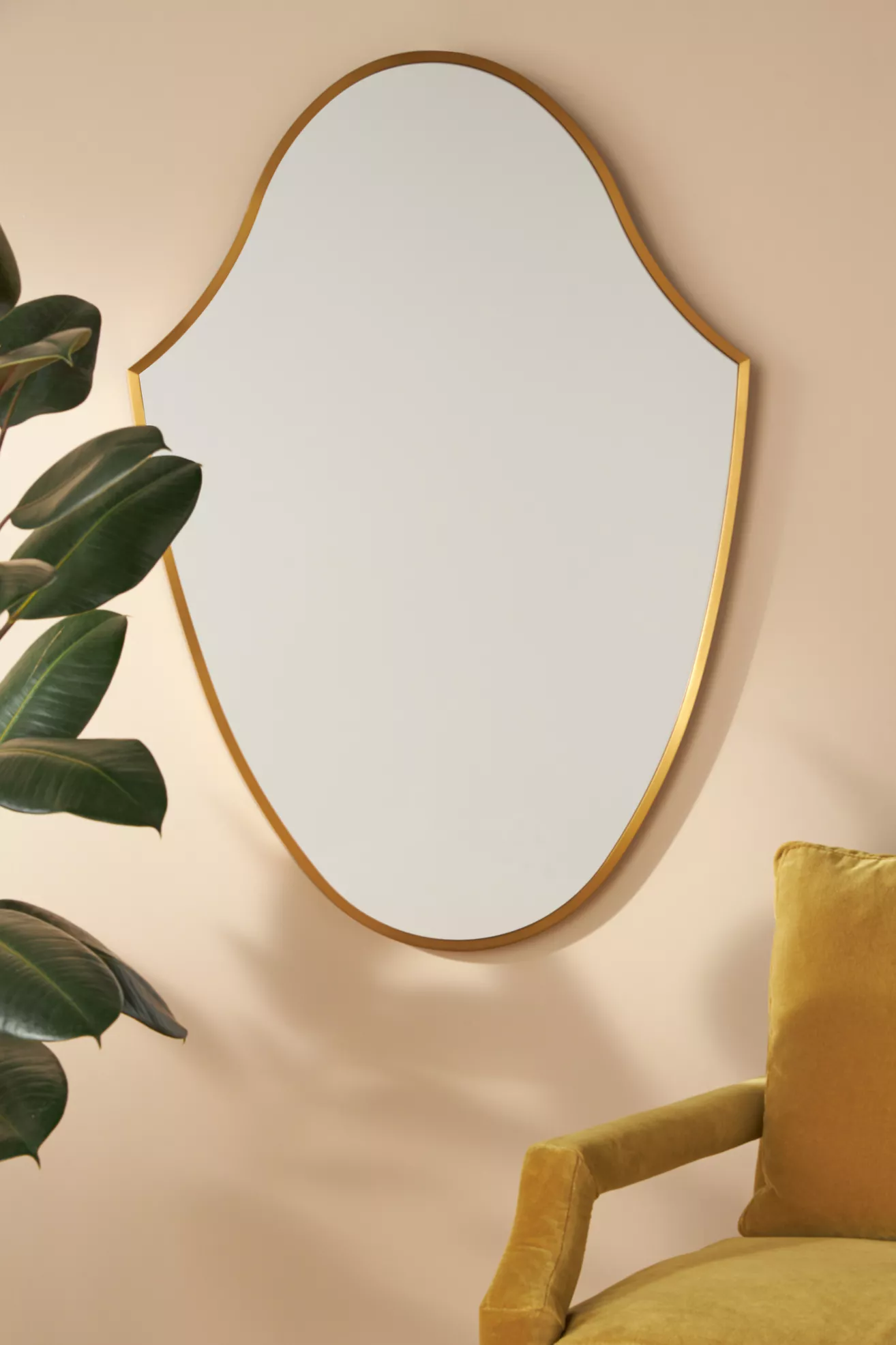 Regina Andrew Crest Metal Mirror