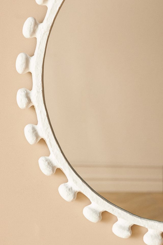 Sanya Metal Matte White Mirror #2