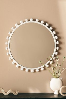 Regina Andrew Sanya Metal Matte White Mirror