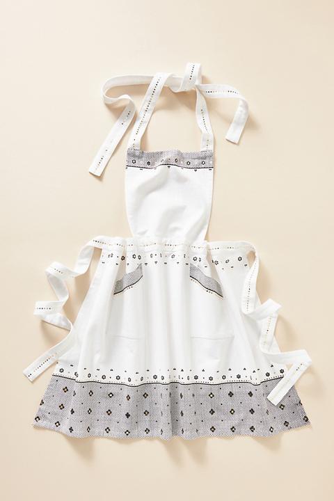 The Bistro Tile Printed Cotton Apron