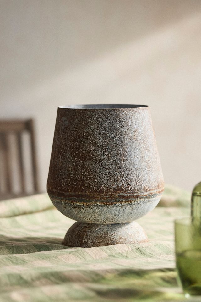Iron Tapered Urn Planter #1