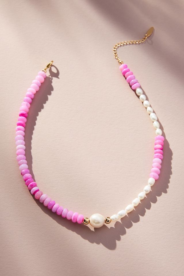 Logan Tay Queens Pearl Beaded Necklace | Anthropologie