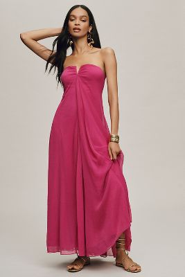 Strapless Chiffon Dresses