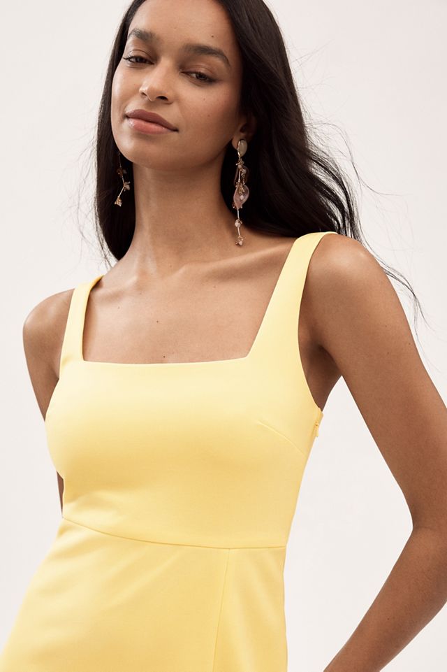BHLDN Blake Square-Neck Stretch Crepe Maxi Dress #2
