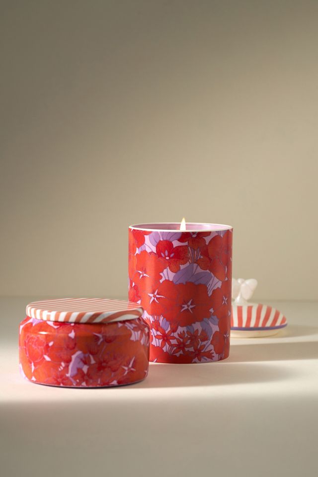 Lyla Floral Night Gardenia Ceramic Jar Candle #2