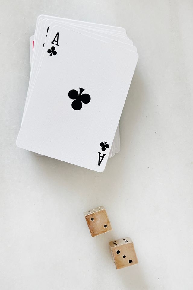 Old Flame Candle Co. Vintage Mid Century Brass Dice Set #1