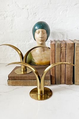 Old Flame Candle Co. Vintage Lily + Lilliana Candlestick Holders
