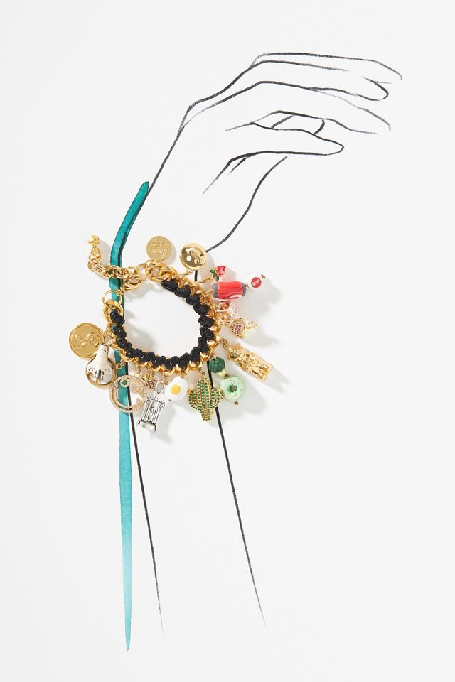 Venessa Arizaga Spaced Out Charm Bracelet #2