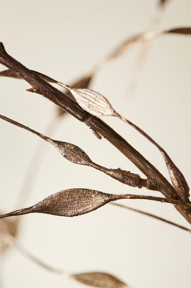 Faux Golden Grass Spray #1