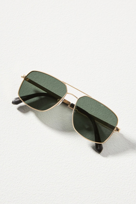 I-SEA El Morro Polarized Aviator Sunglasses | Anthropologie display picture 1