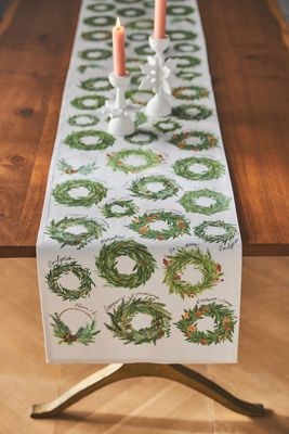 Types of Wreaths Table Runner