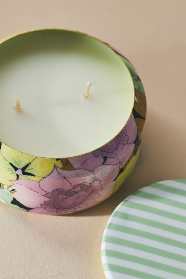 Lyla Floral Pink Peony & Neroli Tin Candle #1