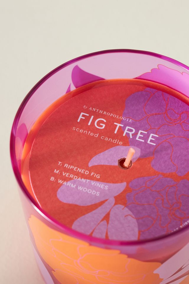 Neon Fresh Fig Tree Glass Candle #1