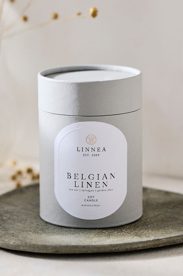 Linnea Candle, Belgian Linen #1