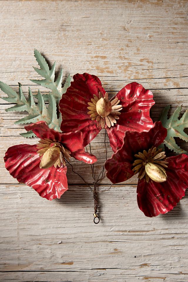Red Flower Iron Bouquet #2