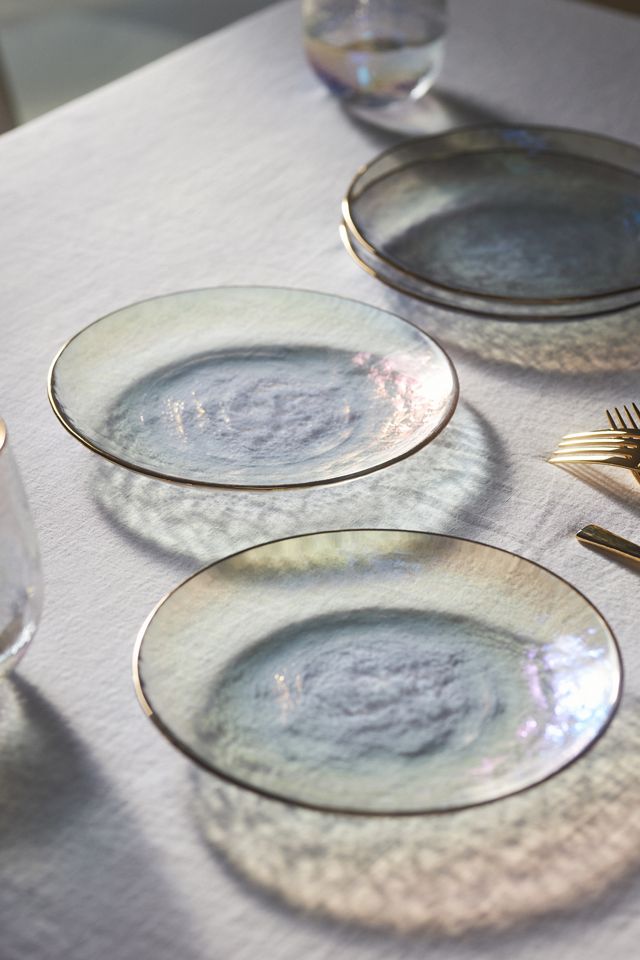 Zaza Glass Side Plates, Set of 4 #1