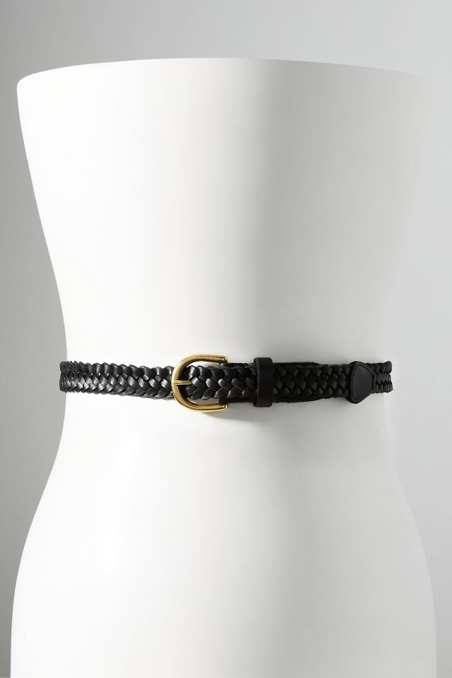 Talia Braided Belt Black