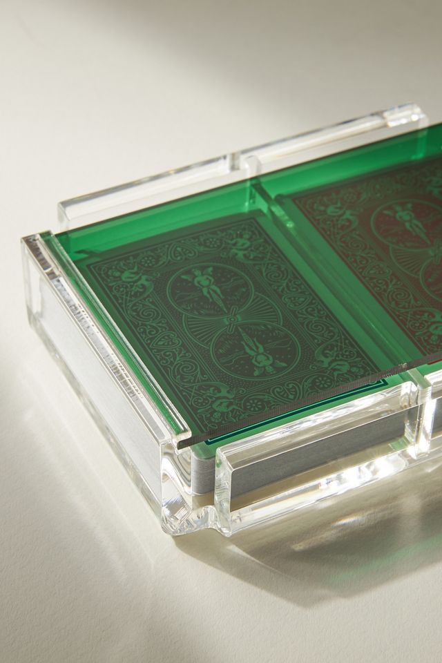 Luxe Dominoes Acrylic Playing Cards Deck Set #1