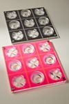Luxe Dominoes Tic Tac Toe Acrylic Board Game 