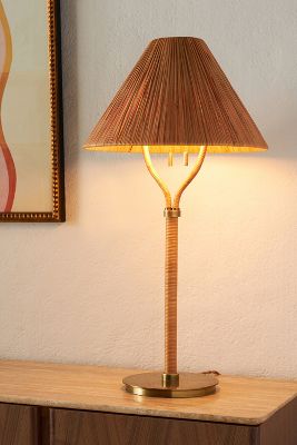 Anthropologie Delphine Table Lamp In White