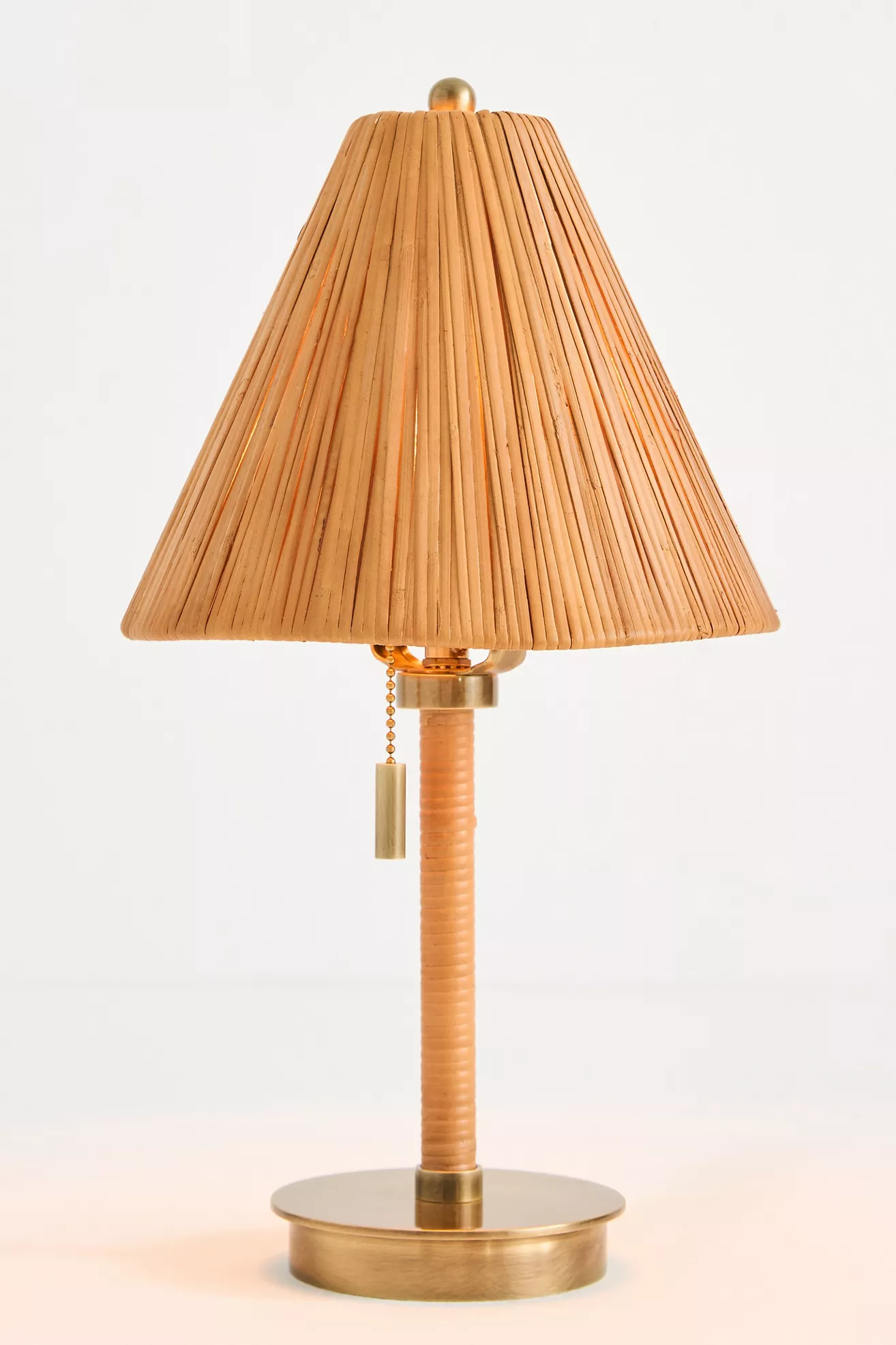 Delphine Rattan Table Lamp | AnthroHome