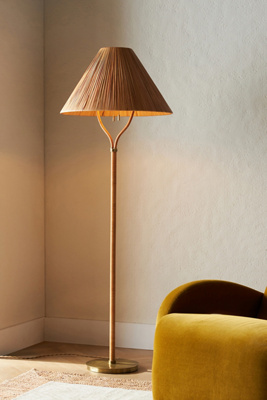 Anthropologie Delphine Floor Lamp In White