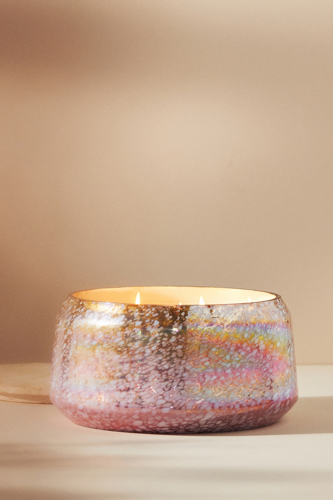 By Anthropologie Floral Night Gardenia Glass Jar Candle