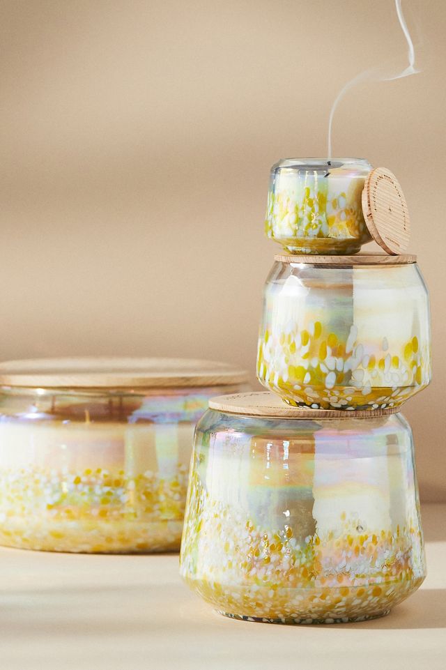 Fresh Hibiscus & Pink Guava Glass Jar Candle