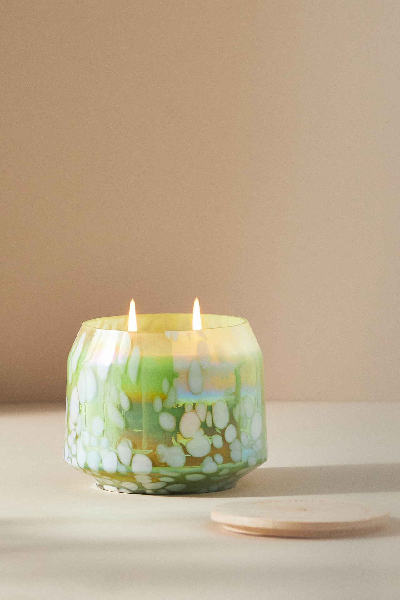 By Anthropologie Fresh Fern Moss Glass Jar Candle