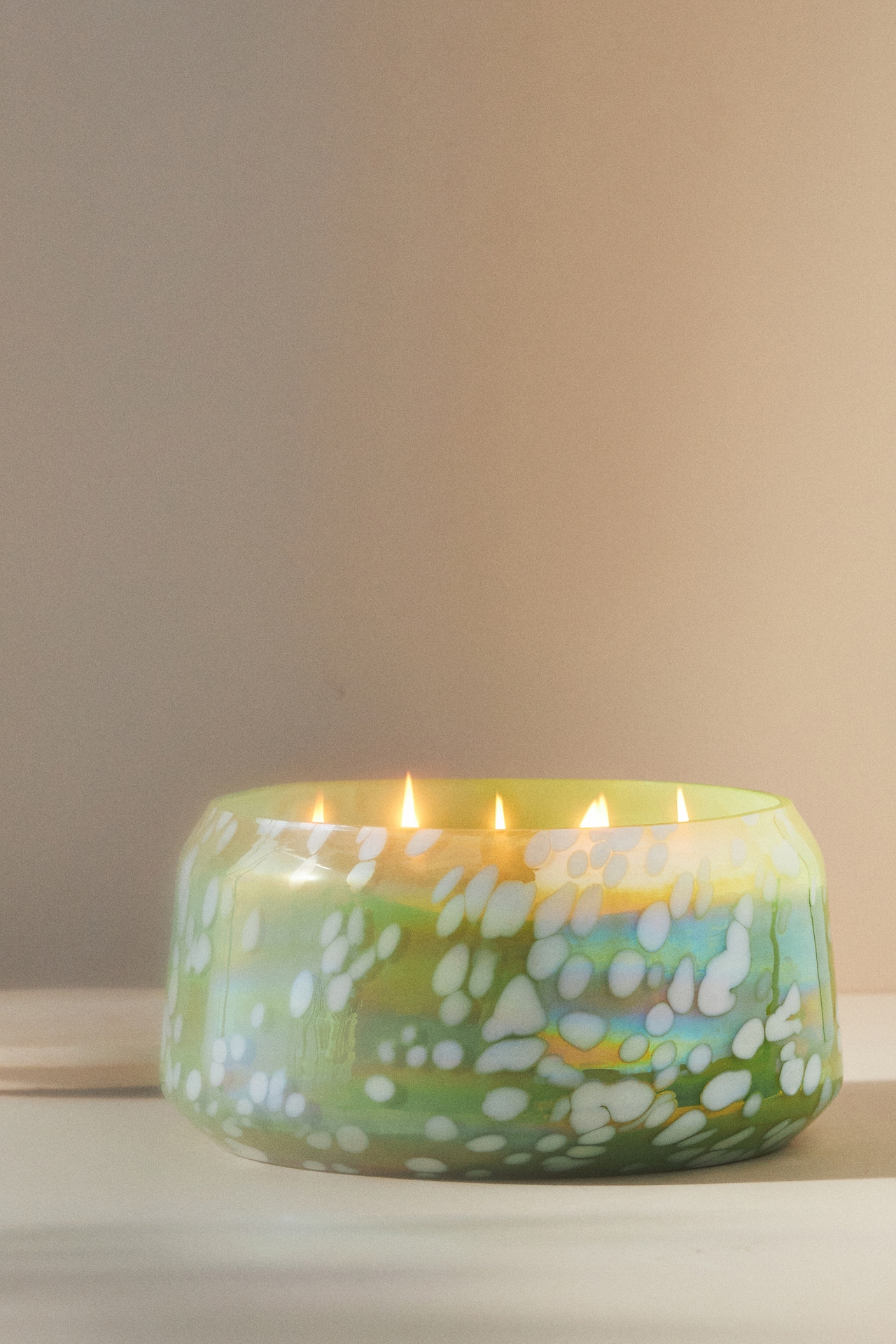 By Anthropologie Fresh Fern Moss Glass Jar Candle