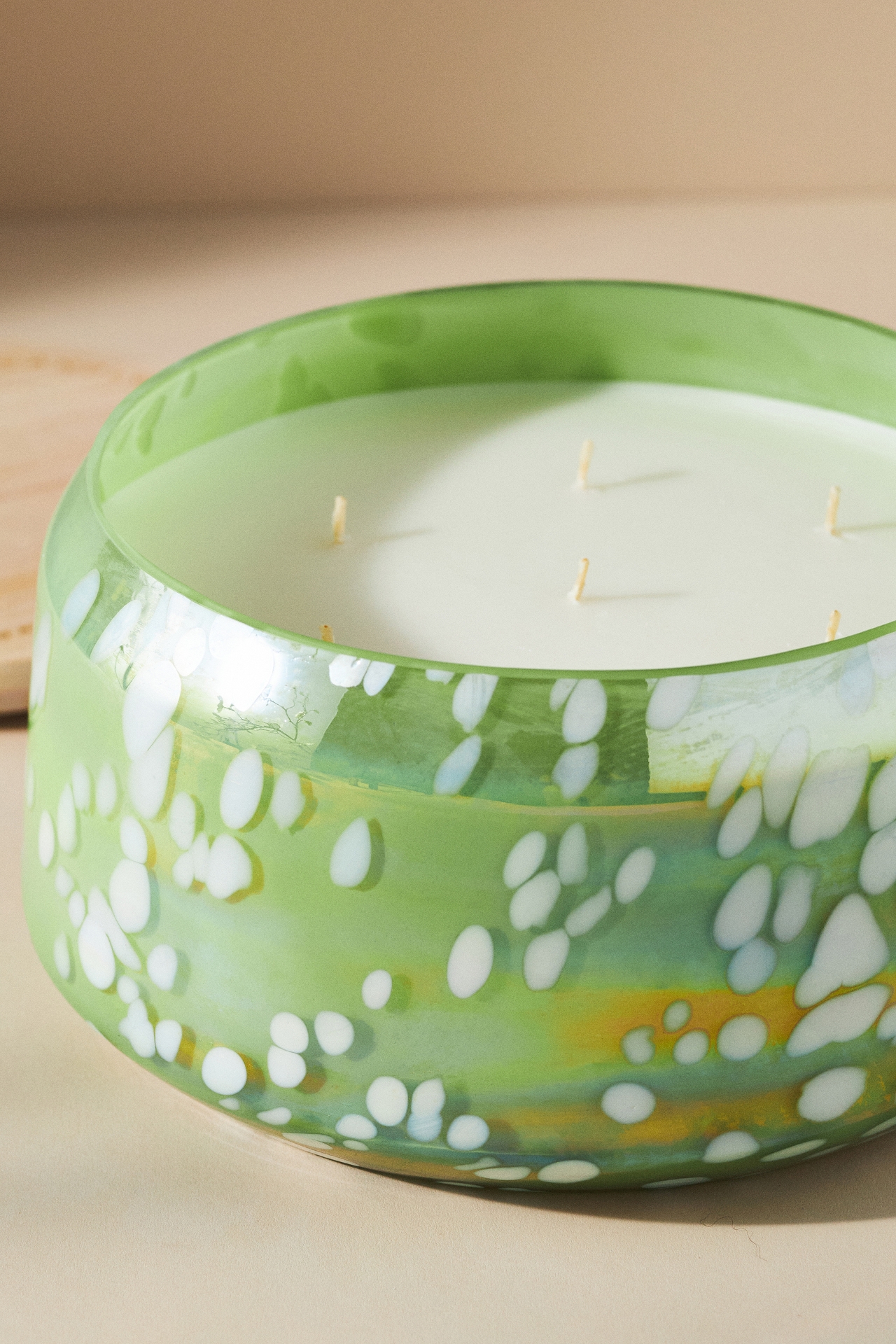 By Anthropologie Fresh Fern Moss Glass Jar Candle