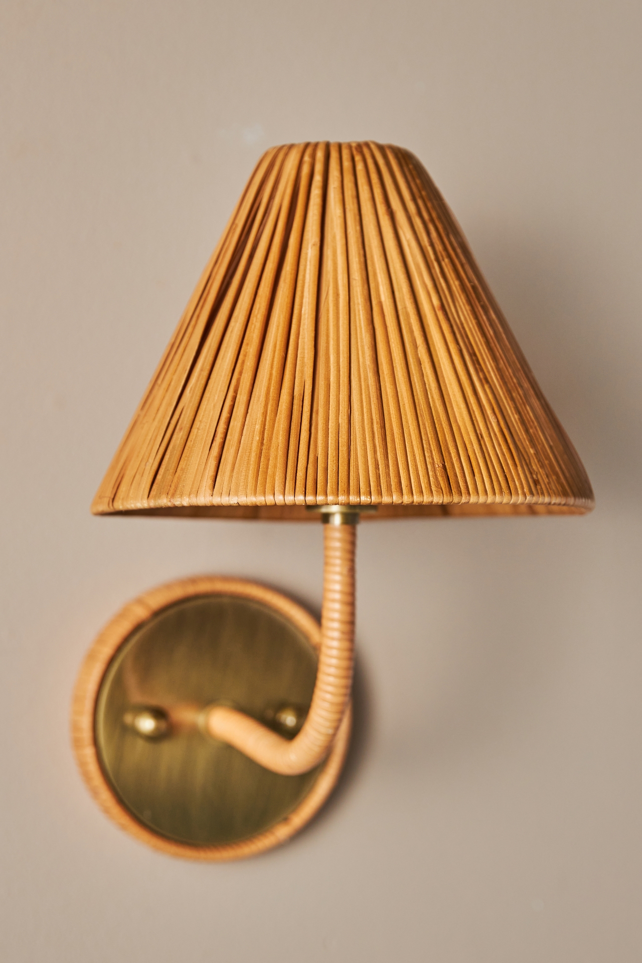 Delphine Rattan Sconce