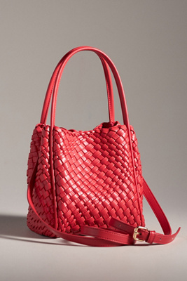 By Anthropologie The Hollace Tote: Woven Mini Edition